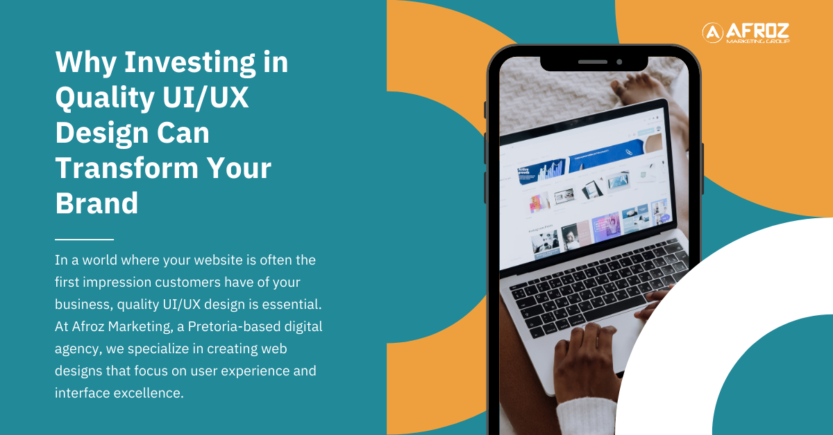UI/UX Design and Website Design cost in Pretoria