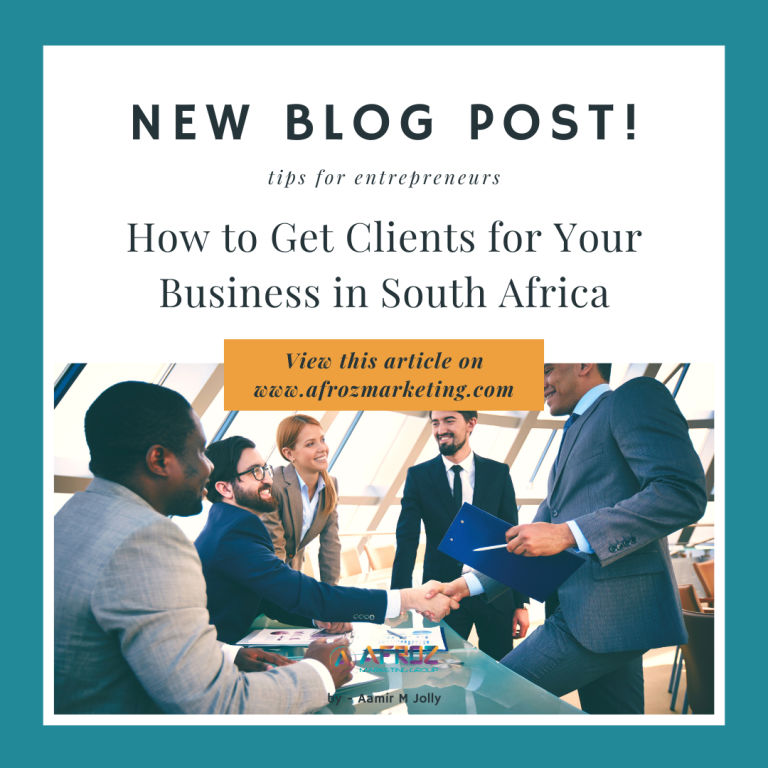 How to Get Clients for Your Business in South Africa